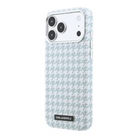Kryt na mobil Karl Lagerfeld PU Houndstooth Resin Plate MagSafe na Apple iPhone 17 Pro Max modrý

 obrázok produktu 2 z 6