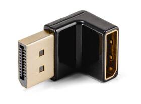 Adaptér Club3D DisplayPort/DisplayPort 1.4, 4K120Hz, 90° čierna

 obrázok produktu 1 z 3