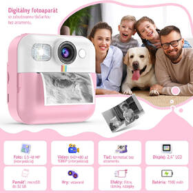 Instantný fotoaparát ColorWay CW-PHP01P ružový

 obrázok produktu 7 z 13