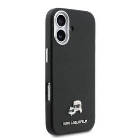 Kryt na mobil Karl Lagerfeld PU Karl and Choupette Heads Pins MagSafe na Apple iPhone 17 čierny

 obrázok produktu 3 z 6