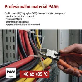 Sťahovacie pásky EMOS 350×4,8MM, 100KS biele

 obrázok produktu 7 z 10