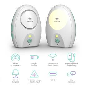 Detská elektronická pestúnka TrueLife NannyTone VM Pocket 

 obrázok produktu 2 z 9