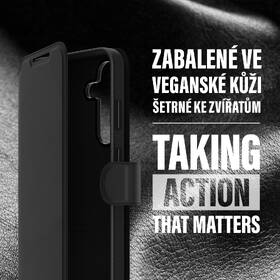 Puzdro na mobil flipové PanzerGlass CARE Tango 2v1 Qi na Samsung Galaxy S25+ čierne

 obrázok produktu 10 z 10