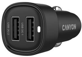 Adaptér do auta Canyon OnDrive 24  24W 2xUSB-A čierny

 obrázok produktu 1 z 9