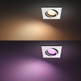 Vstavané svietidlo Philips Hue Centúra White and Color Ambiance Spot, hranaté biele

 obrázok produktu 3 z 4