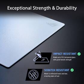Podložka pod myš Asus ROG Moonstone ACE (veľ. L) 50 × 40 cm biela

 obrázok produktu 10 z 11