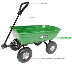 Vozík záhradný Güde GGW 250 zelený

 obrázok produktu 4 z 4