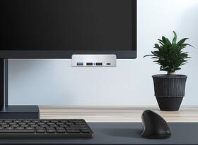 USB Hub Connect IT 4v1 na dosku stola, USB-C/3x USB strieborný

 obrázok produktu 5 z 5