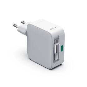Nabíjačka do siete Hama GaN 2× USB-C, PD 65 W, navíjací kábel (balenie pre PC/notebook) biela

 obrázok produktu 1 z 5