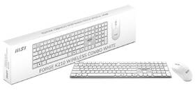 Klávesnica s myšou MSI Forge K210 Wireless biela

 obrázok produktu 4 z 4