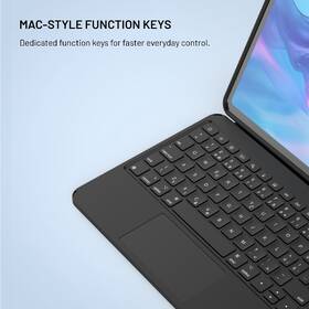 Puzdro s klávesnicou na tablet FIXED Typee Enduro na Apple iPad Pro 11" (2018-2022)/iPad Air (2020-2025), CZ čierne

 obrázok produktu 3 z 10
