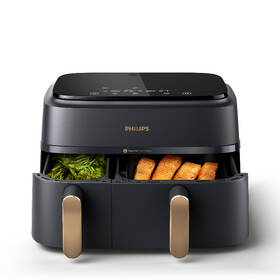 Fritéza teplovzdušná Philips Dual Basket 9 l, NA352/00 čierna

 obrázok produktu 4 z 6