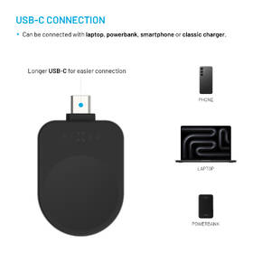 Nabíjací adaptér FIXED USB-C na Samsung Galaxy Watch kompatibilný s Powerstation Uni čierny

 obrázok produktu 2 z 5