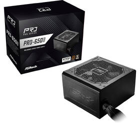 Zdroj ASRock PRO-650B, 650W, 80Plus Bronze čierny

 obrázok produktu 5 z 5