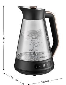 Rýchlovarná kanvica Sencor SWK 1595BK, 1,5 l sklo

 obrázok produktu 1 z 15