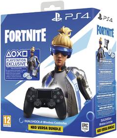 Ovládač Sony Dual Shock 4 pro PS4 v2 - černý + Fortnite balíček 

 obrázok produktu 1 z 8