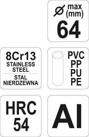 Rezačka YATO YT-2229 64mm PVC 

 obrázok produktu 2 z 2
