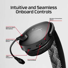 Headset HyperX Cloud Jet Wireless Gaming Headset čierny

 obrázok produktu 10 z 12