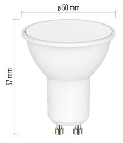 Inteligentná žiarovka EMOS GoSmart MR16 4,8 W GU10 ZigBee RGBCCT 

 obrázok produktu 3 z 4