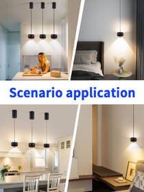 Závesné svietidlo IMMAX NEO DORMINE SMART sťahovací, Zigbee 3.0, TUYA - matná čierna 

 obrázok produktu 4 z 11