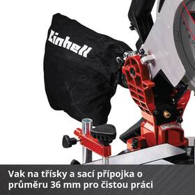Píla úkosová Einhell TE-MS 18/210 Li (bez batérie) 4300890 

 obrázok produktu 7 z 8