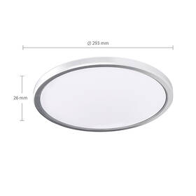 LED stropné svietidlo Solight WO826 24 W, 3CCT, priemer 30 cm strieborné

 obrázok produktu 4 z 5