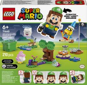 Stavebnica LEGO® Super Mario™ 71440 Dobrodružstvá s interaktívnym Luigi™ 

 obrázok produktu 2 z 8