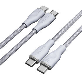 Kábel Voltme Powerlink Rugg Series USB-C/USB-C, CTC 3A/60W 1m sivý

 obrázok produktu 1 z 2