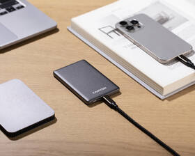 Powerbank Canyon OnPower 505 Slim MagSafe PD20W 5000 mAh sivý

 obrázok produktu 9 z 10