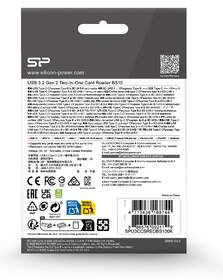 Čítačka pamäťových kariet Silicon Power CreatePro BS10 Dual reader CFexpress B / SD 4.0 čierna

 obrázok produktu 15 z 17