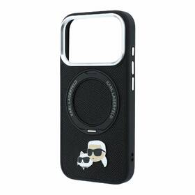 Kryt na mobil Karl Lagerfeld PU Grained K&CH Heads Ring Stand Magsafe na Apple iPhone 18 Pro Max čierny

 obrázok produktu 1 z 6