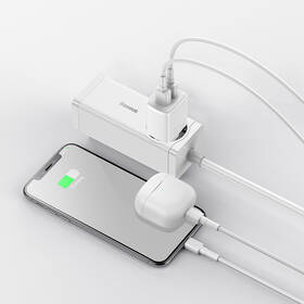 Nabíjačka do siete Baseus 2U 10,5W, 2x USB biela

 obrázok produktu 8 z 9
