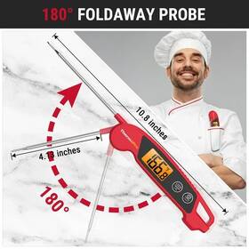 Teplomer do mäsa ThermoPro TP-603W červený

 obrázok produktu 4 z 8