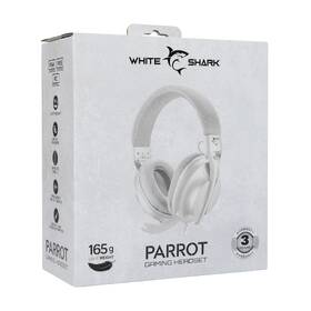 Headset White Shark PARROT pro PC, PS4/PS5, Mac biely

 obrázok produktu 9 z 9
