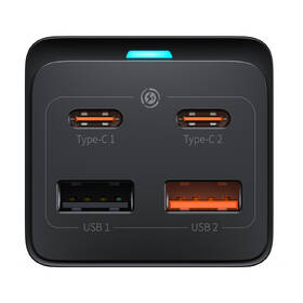 Nabíjačka do siete Baseus GaN3 Pro, 2x USB-C, 2x USB-A + AC 65W čierna

 obrázok produktu 2 z 16