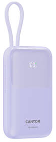 Powerbank Canyon OnPower 101 PD22,5W 10 000 mAh fialový

 obrázok produktu 1 z 9