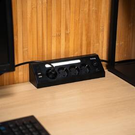 Kábel predlžovací Huslog 15W 4xzásuvka, 2xUSB-C, 2xUSB, 1x LED svetlo čierny

 obrázok produktu 1 z 10