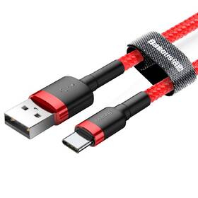 Kábel Baseus Cafule USB/USB-C, 2A, 2m čierny/červený

 obrázok produktu 2 z 4