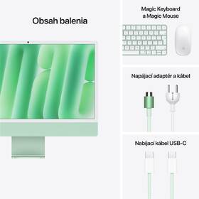 PC all in-one Apple 24" M4 8× CPU 8× GPU, 16 GB, 256 GB - zelený SK 

 obrázok produktu 8 z 8