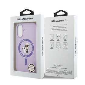 Kryt na mobil Karl Lagerfeld Liquid Silicone Karl and Choupette MagSafe na Apple iPhone 17 fialový

 obrázok produktu 7 z 7