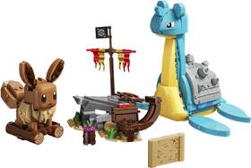 Stavebnica LEGO® Pokémon™ 72162 SMART Play™: Eevee a Lapras – hľadanie pokladu 

 obrázok produktu 1 z 9