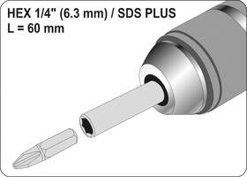 Adaptér SDS Plus YATO YT-04690 

 obrázok produktu 2 z 4