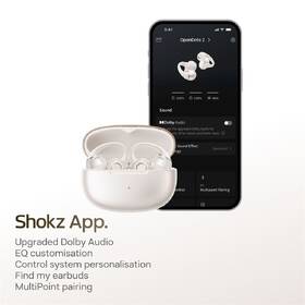 Slúchadlá Shokz OpenDots 2, Bluetooth biela

 obrázok produktu 10 z 11