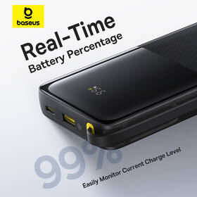 Powerbank Baseus Bipow 2 10000mAh 20W s káblom USB-C čierny

 obrázok produktu 13 z 17