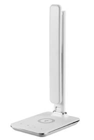Stolná lampa IMMAX Kingfisher s bezdrôtovým nabíjaním Qi a USB, 8,5 W biela

 obrázok produktu 5 z 5