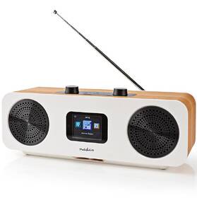 Internetový rádioprijímač s DAB+ Nedis RDIN2500WT biely/drevený

 obrázok produktu 4 z 8