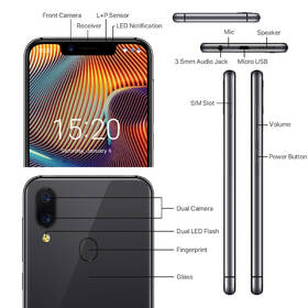 Mobilný telefón UMIDIGI A3 Pro Dual SIM sivý

 obrázok produktu 6 z 9