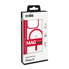 Kryt na mobil SBS Mag Frame s MagSafe na Apple iPhone 15 červený

 obrázok produktu 1 z 1