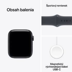 Inteligentné hodinky Apple GPS + Cellular 40mm temne atramentový hliník - temne atramentový športový remienok - S/M 

 obrázok produktu 7 z 7