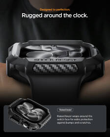 Ochranné puzdro Spigen Rugged Armor 2 na Apple Watch 46mm čierne

 obrázok produktu 13 z 15